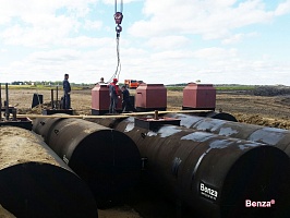 Резервуары 50 куб. м, изготовленные на нашем заводе в г. Пенза